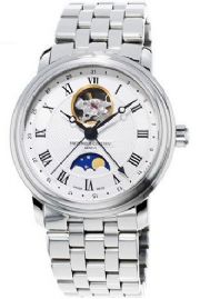 שעון לגבר יוקרתי פרדריק קונסטנט FREDERIQUE CONSTANT FC-335MC4P6B2 כסוף לוח לבן