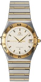 שעון לאישה יוקרתי אומגה OMEGA CONSTELLATION 1212.30.00 כסוף זהב לוח לבן