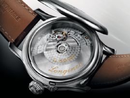 שעון לגבר יוקרתי לונגין - LONGINES L2.678.4.11.0 כסוף לוח לבן רצועה חומה