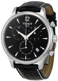 שעון לגבר טיסו TISSOT T0636171605700 כסוף לוח שחור רצועה שחורה