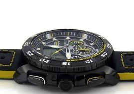 שעון לגבר סיטיזן CITIZEN JW0125-00E מושחר אנלוגי דיגיטלי לוח שחור רצועה שחורה