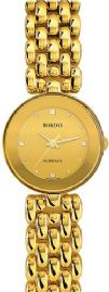 שעון לאישה יוקרתי ראדו RADO R48745263 מוזהב לוח מוזהב
