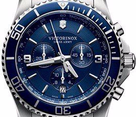 שעון לגבר ויקטורינוקס VICTORINOX 241689 כסוף לוח כחול