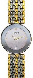 שעון לגבר לאישה יוקרתי ראדו RADO R48793103 כסוף מוזהב לוח אפור