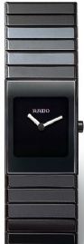 שעון לאישה יוקרתי ראדו RADO R05403023 קרמי שחור מלבני לוח שחור