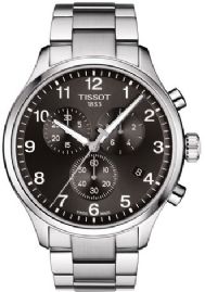 שעון לגבר טיסו TISSOT T1166171105701 כסוף לוח שחור-אפור