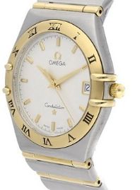 שעון לאישה יוקרתי אומגה OMEGA CONSTELLATION 1212.30.00 כסוף זהב לוח לבן