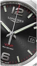 שעון לגבר יוקרתי לונגין LONGINES L3.726.4.56.6 כסוף לוח שחור