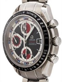 שעון לגבר יוקרתי אומגה OMEGA 3210.52.00 כסוף לוח שחור