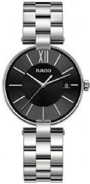 שעון לגבר לאישה יוקרתי ראדו RADO R38524015 כסוף לוח שחור