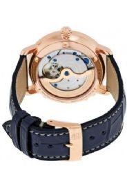 שעון לגבר יוקרתי פרדריק קונסטנט FREDERIQUE CONSTANT FC-775N4S4 מוזהב לוח כחול רצועה כחולה