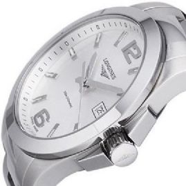 שעון לגבר יוקרתי לונג'ין LONGINES L3.759.4.76.6 כסוף לוח לבן
