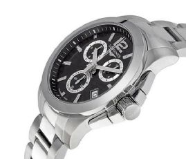 שעון לגבר יוקרתי לונג'ין LONGINES L3.660.4.56.6 כסוף לוח שחור