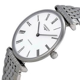 שעון לאישה יוקרתי לונג'ין LONGINES L4.708.4.11.6 כסוף לוח לבן