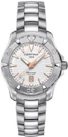 שעון לאישה סרטינה CERTINA C032.251.11.011.01 כסוף לוח לבן