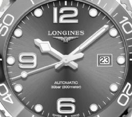 שעון לגבר יוקרתי לונגין LONGINES L3.782.4.76.6 כסוף לוח אפור