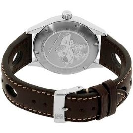 שעון לגבר יוקרתי פרדריק קונסטנט FREDERIQUE CONSTANT FC-303HV5B6 כסוף לוח לבן רצועה חומה