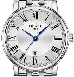 שען לאישה טיסו TISSOT T1222101103300 כסוף לוח לבן