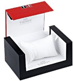 שעון לגבר טיסו TISSOT T0194301605101 לוח שחור רצועה שחורה