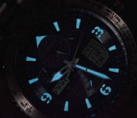 שעון לגבר סיטיזן CITIZEN JY8100-80L טיטניום כסוף אנלוגי דיגיטלי לוח כחול