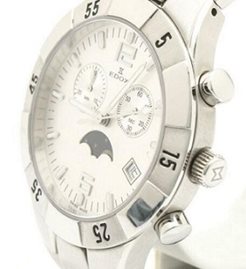 שעון לגבר אדוקס EDOX E11005 כסוף לוח לבן