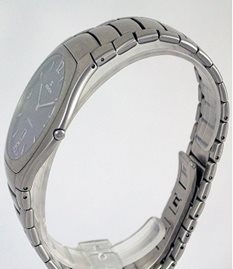 שעון לגבר אדוקס EDOX E27019 כסוף לוח כחול