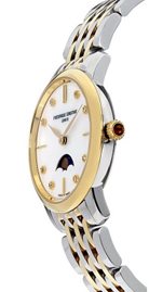 שעון לאישה יוקרתי פרדריק קונסטנט FREDERIQUE CONSTANT FC-206MPWD1S3B מוזהב לוח לבן
