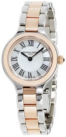 שעון לאישה יוקרתי פרדריק קונסטנט FREDERIQUE CONSTANT FC-200M1ER32B כסוף לוח לבן